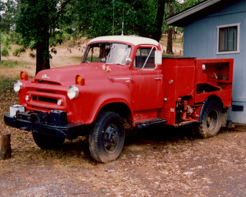 Fire engine in red color From the Foley collection